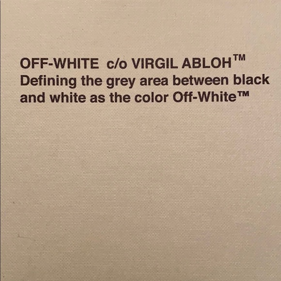 Off-White c/o Virgil Abloh Court Sneaker - NEW